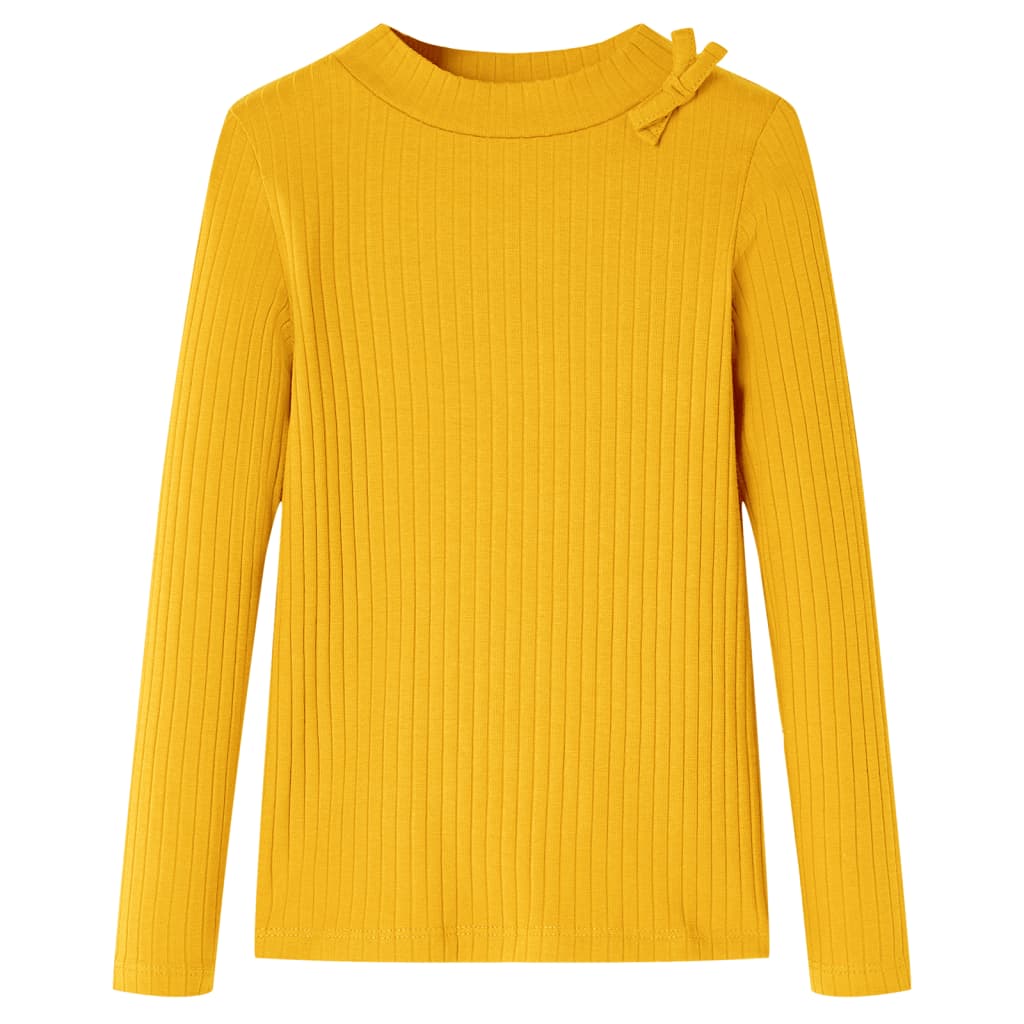 Kids' T-shirt with Long Sleeves Ochre 104 - Millennium Furniture