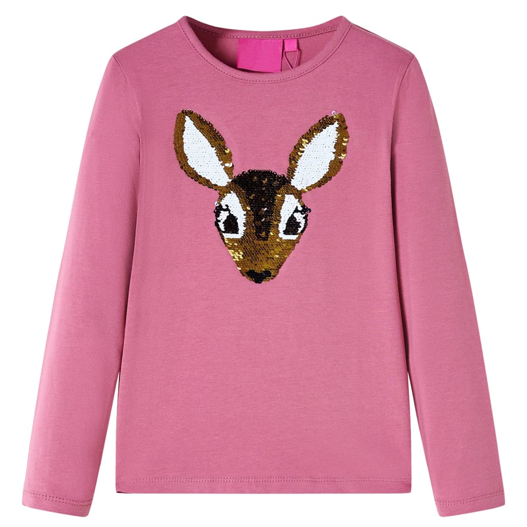 Kids' T-shirt with Long Sleeves Raspberry 104 - Tyrell & Tyrell