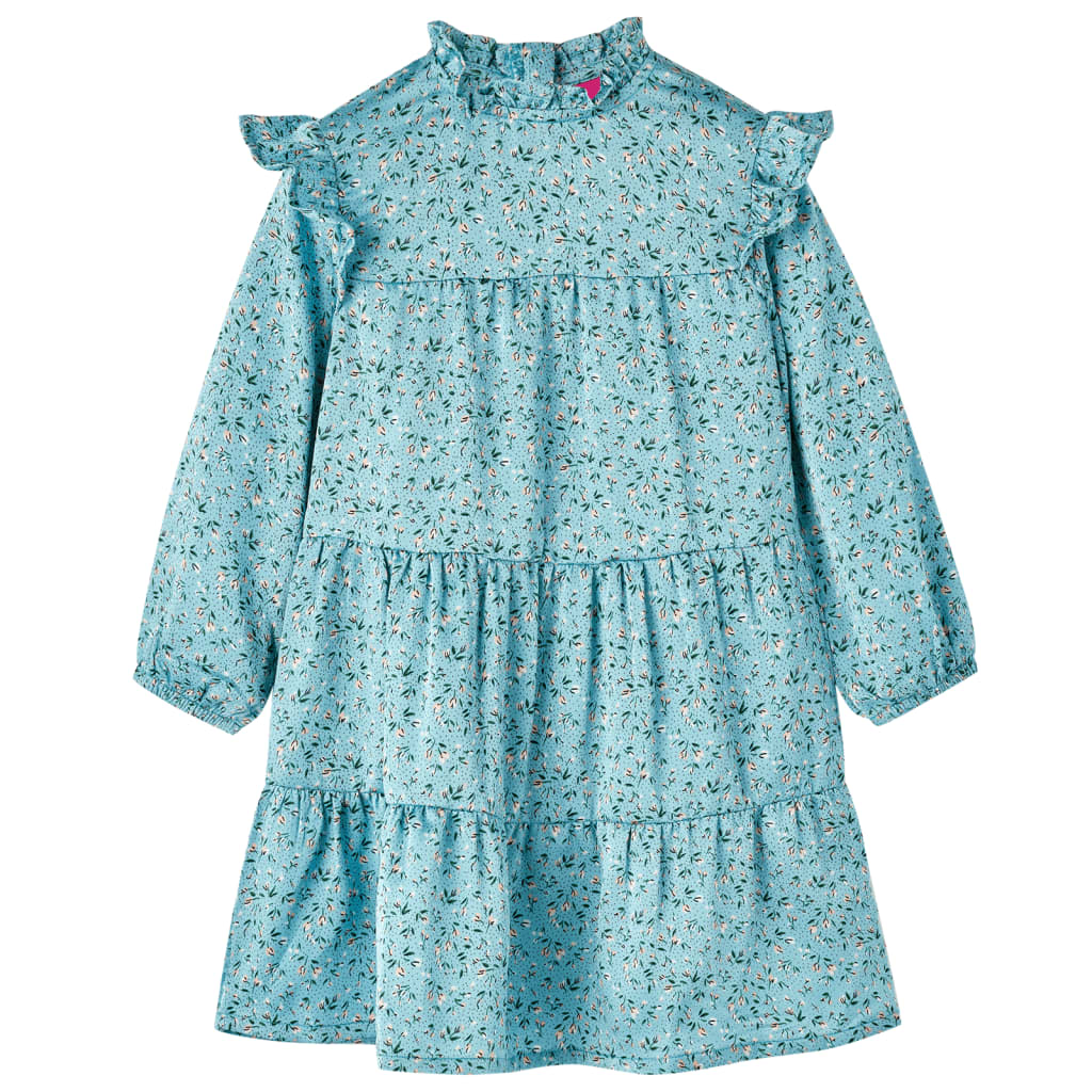 Kids' Dress with Long Sleeves Blue 104 - Sid & Sam