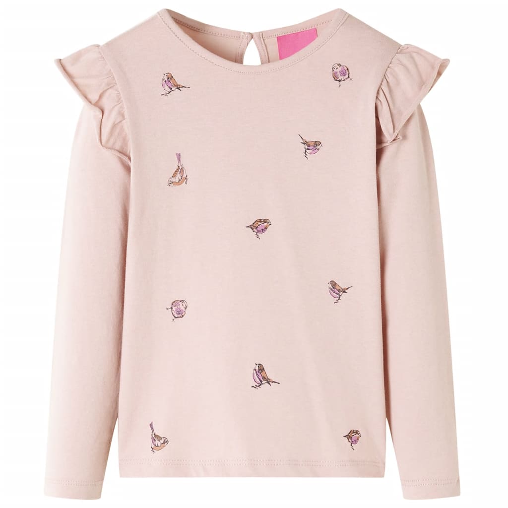 Kids' T-shirt with Long Sleeves Pink 92 - Merkel Designers