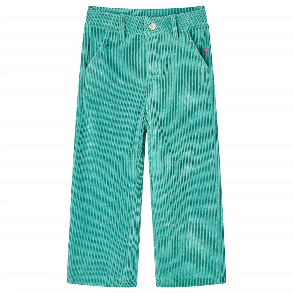 Kids' Pants Corduroy Mint Green 128 - Sid & Sam