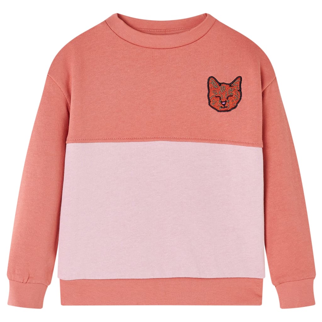 Kids' Sweatshirt Colour Block Pink 140 - Millennium Furniture