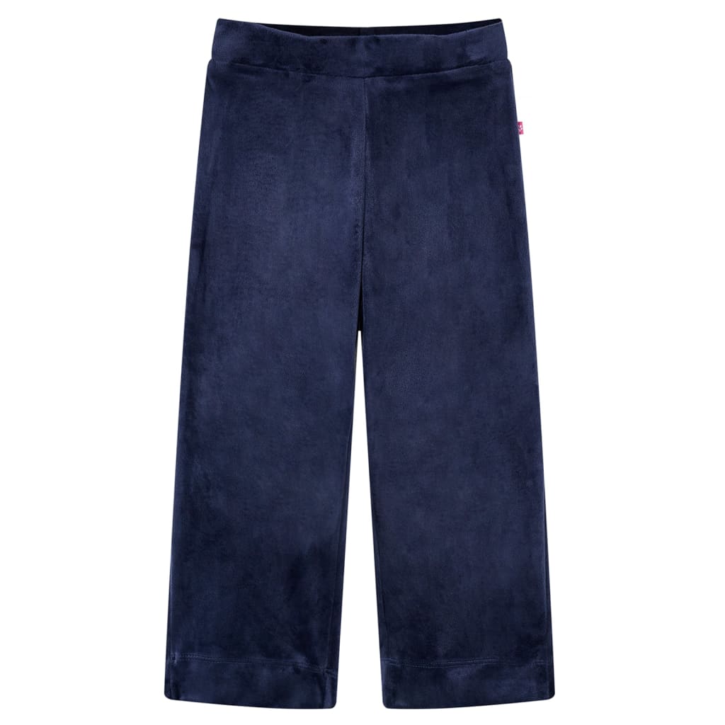 Kids' Pants Velvet Dark Blue 128 - Sid & Sam