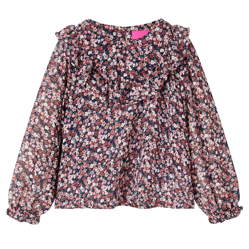 Kids' Shirt with Long Sleeves Dark Pink 104 - All Things Good