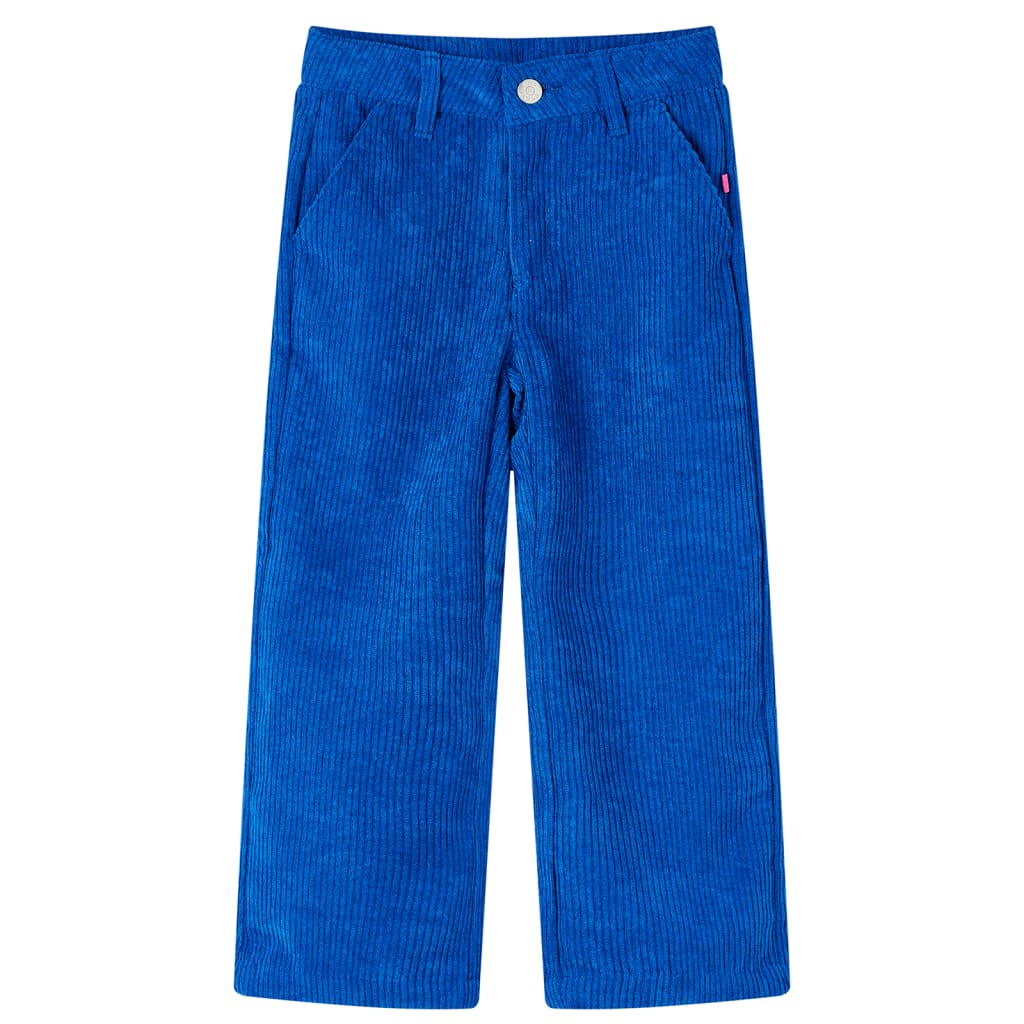 Kids' Pants Corduroy Cobalt Blue 92 - Style and Chic