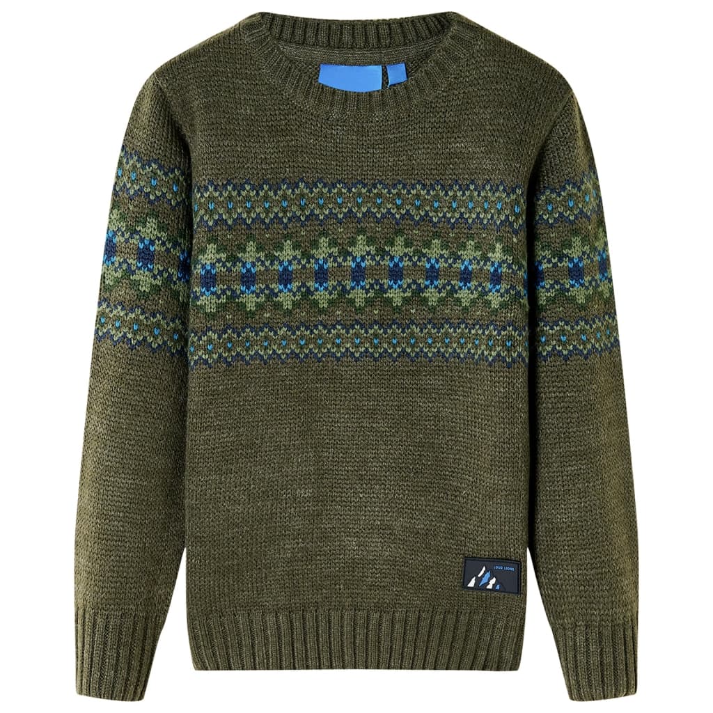 Kids' Sweater Knitted Khaki 104 - Unbeatable Bargains