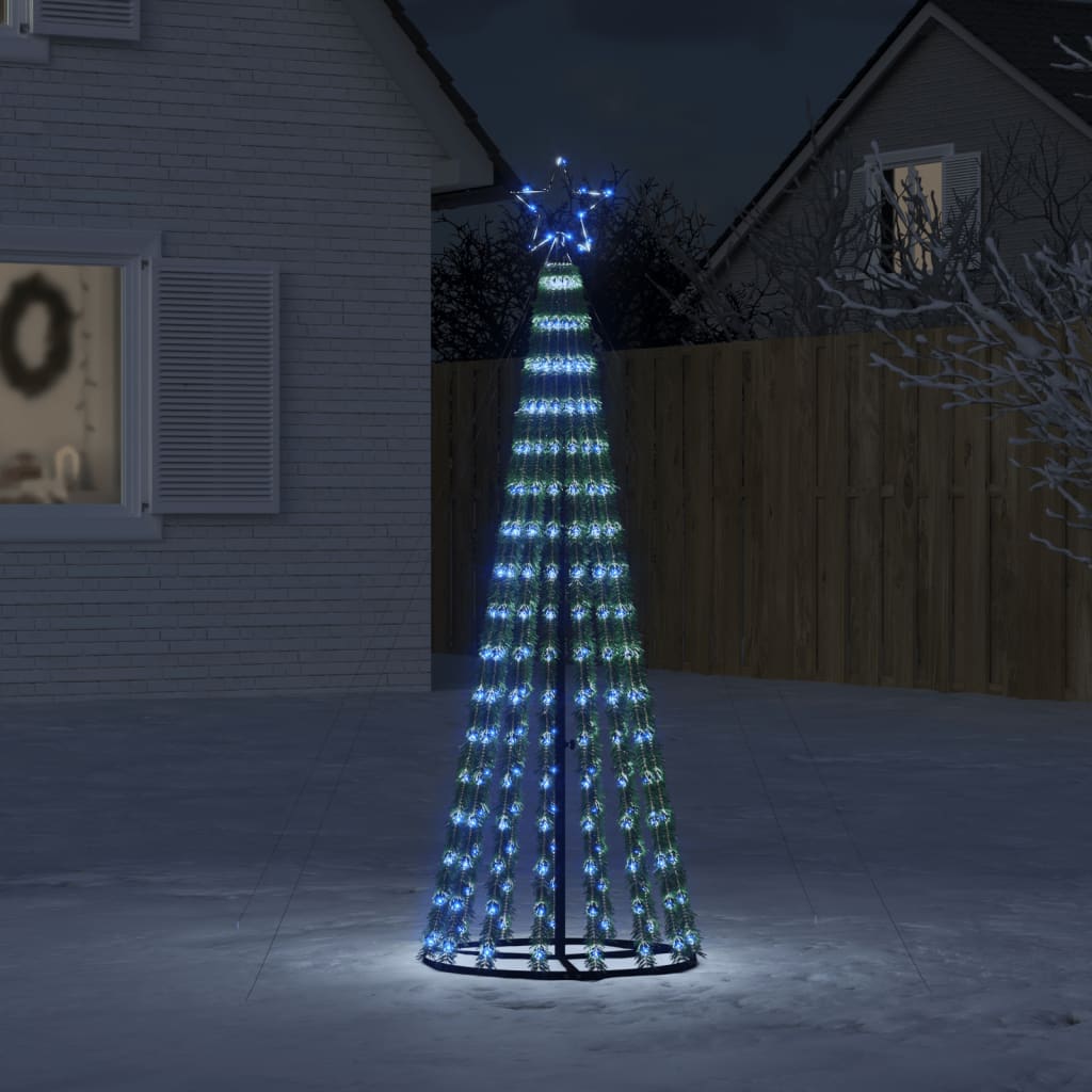 Faune Christmas Tree Light Cone 275 LEDs Blue 180cm - Direct Imports