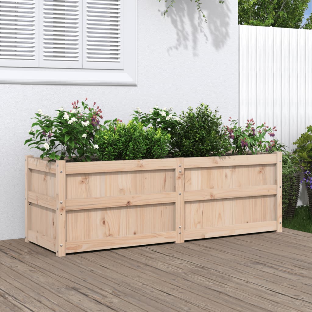 Garden Planter 150x50x50 cm Solid Wood Pine - Casper Homes