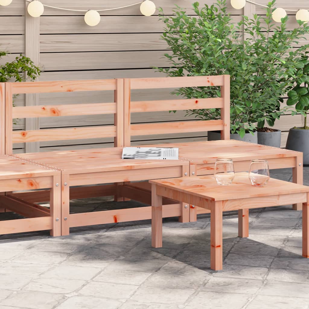 Garden Sofas Armless 2 pcs 70x70x67 cm Solid Wood Douglas - Merkel Designers