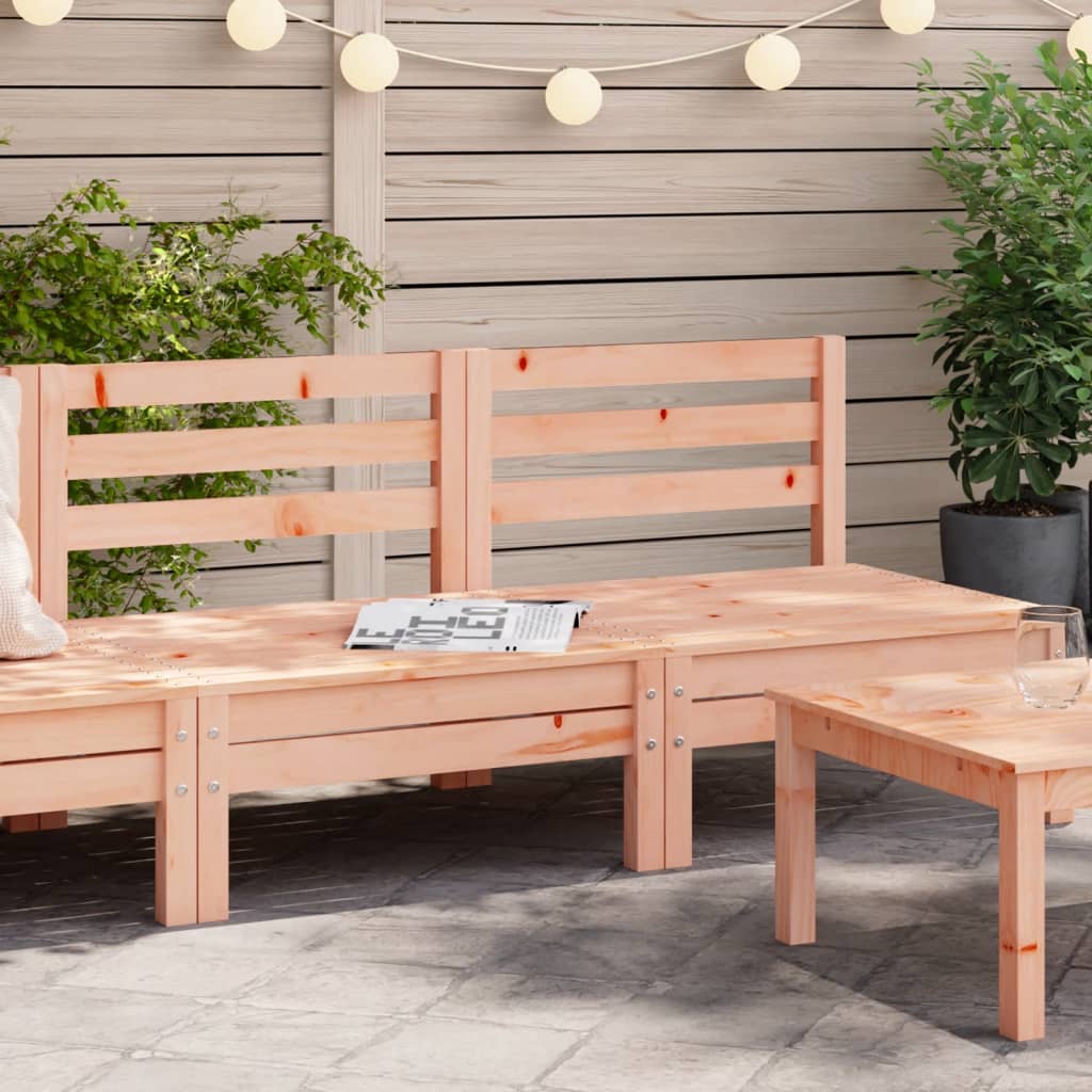 Garden Sofas Armless 2 pcs Solid Wood Douglas - Merkel Designers