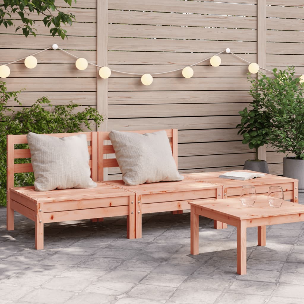 Garden Sofa 3-Seater Solid Wood Douglas - All Things Good