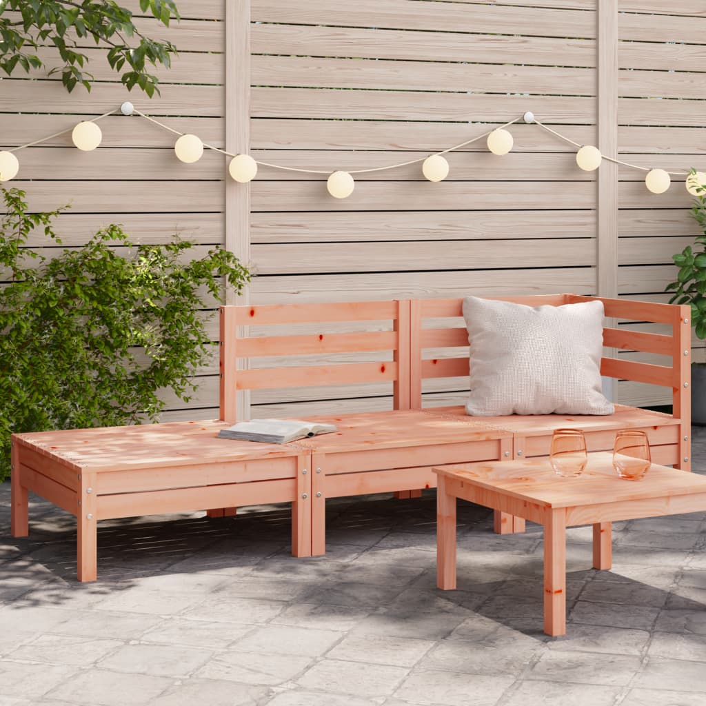 Garden Sofa 3-Seater Solid Wood Douglas - Style and Chic