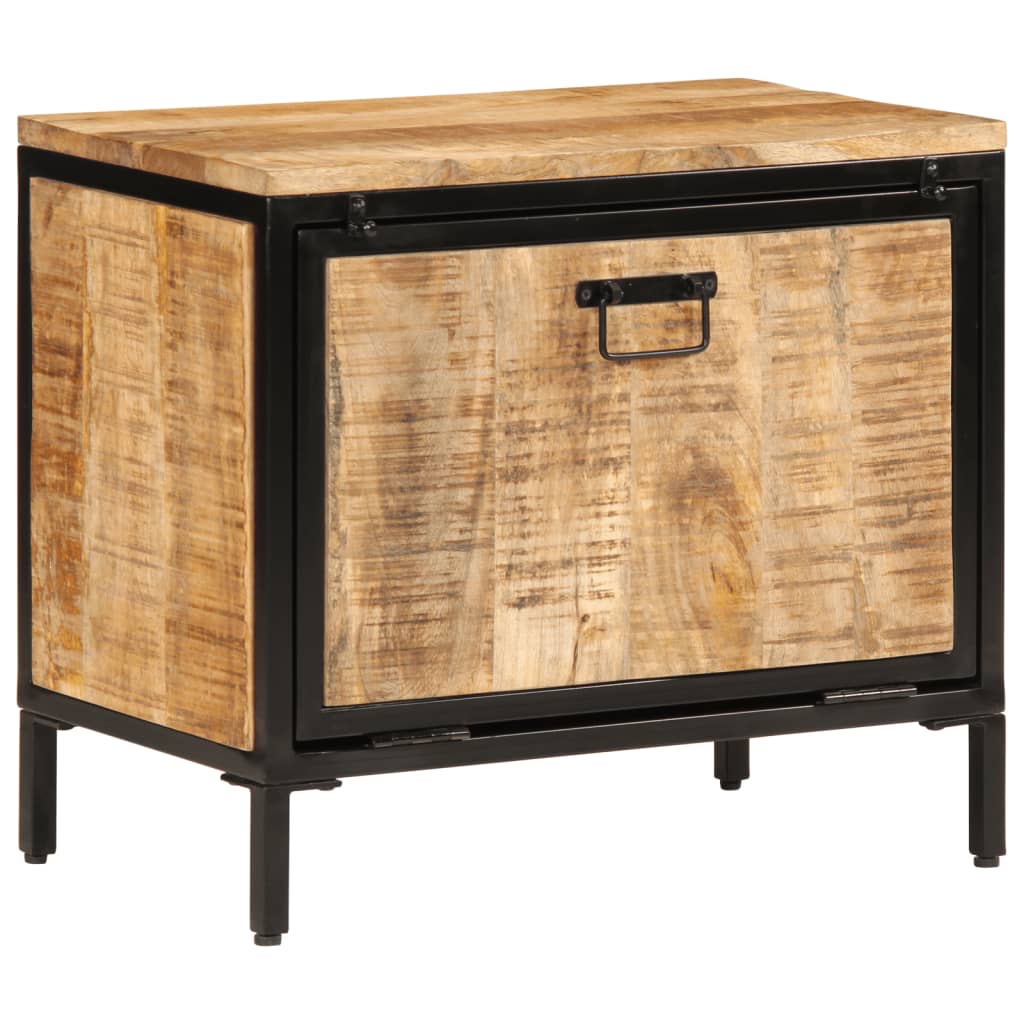Shoe Cabinet 60x35x53 cm Solid Rough Wood Mango - Discount Dealers