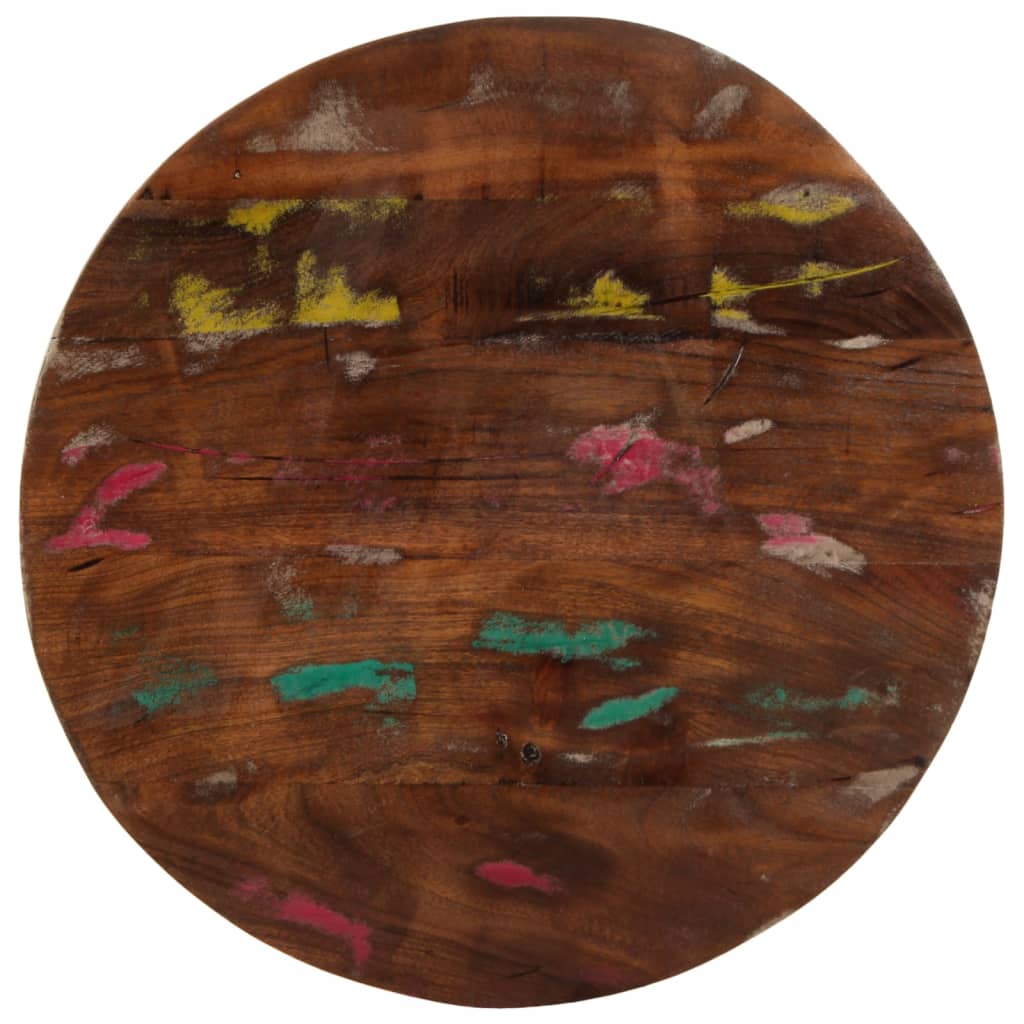 Table Top 80x3.8 cm Round Solid Wood Reclaimed - vid-370043 - Merkel Designers