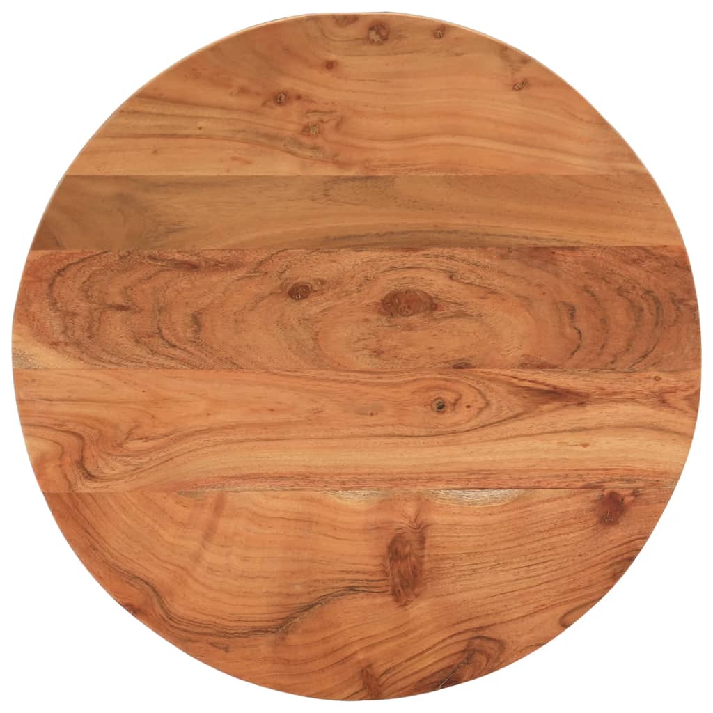 Table Top Ã ̃50x2.5 cm Round Solid Wood Acacia - Merkel Designers