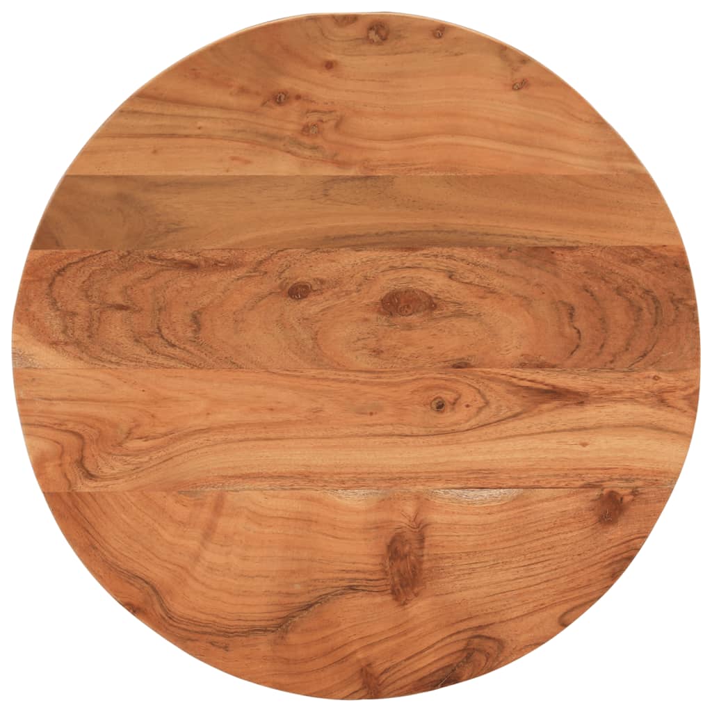 Table Top 60x2.5 cm Round Solid Wood Acacia - Merkel Designers