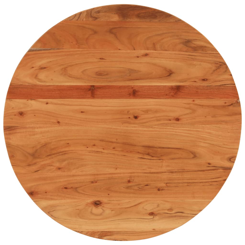 Table Top Ã ̃90x2.5 cm Round Solid Wood Acacia - Brittle & Co