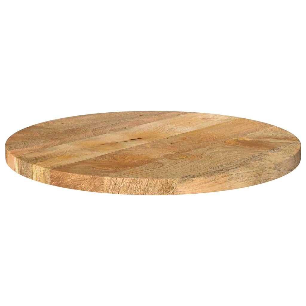 Table Top 40x2.5 cm Round Solid Wood Mango - Design Hut