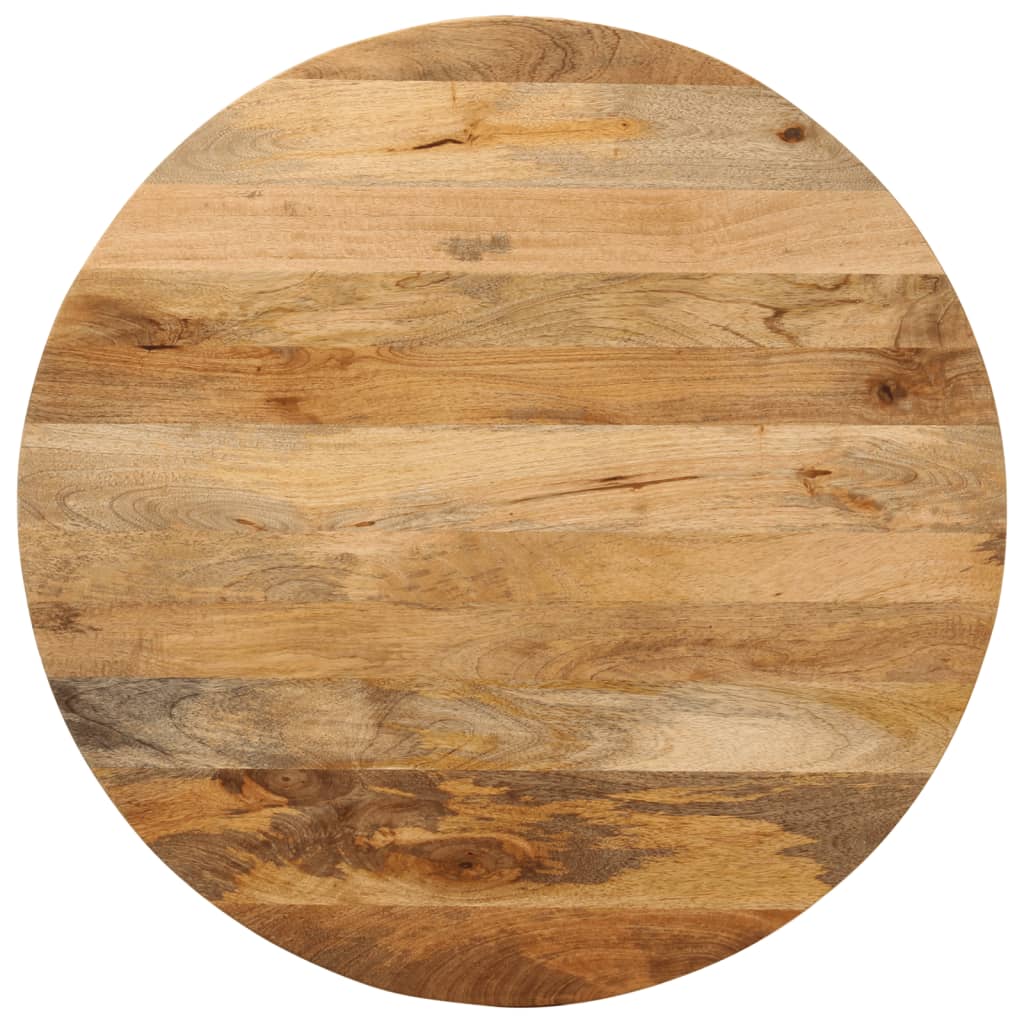Table Top 80x3.8 cm Round Solid Wood Mango - Design Hut