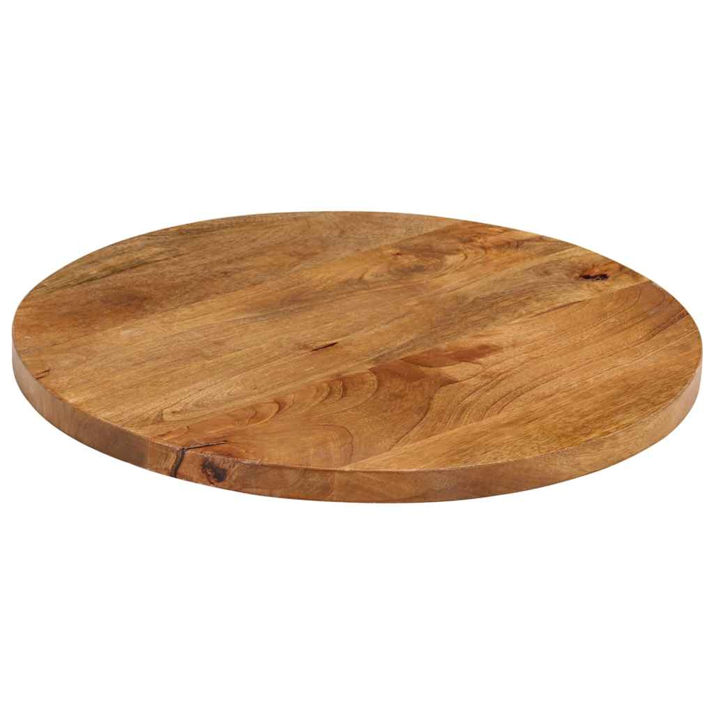 Table Top 40x2.5 cm Round Solid Wood Mango - Design Hut