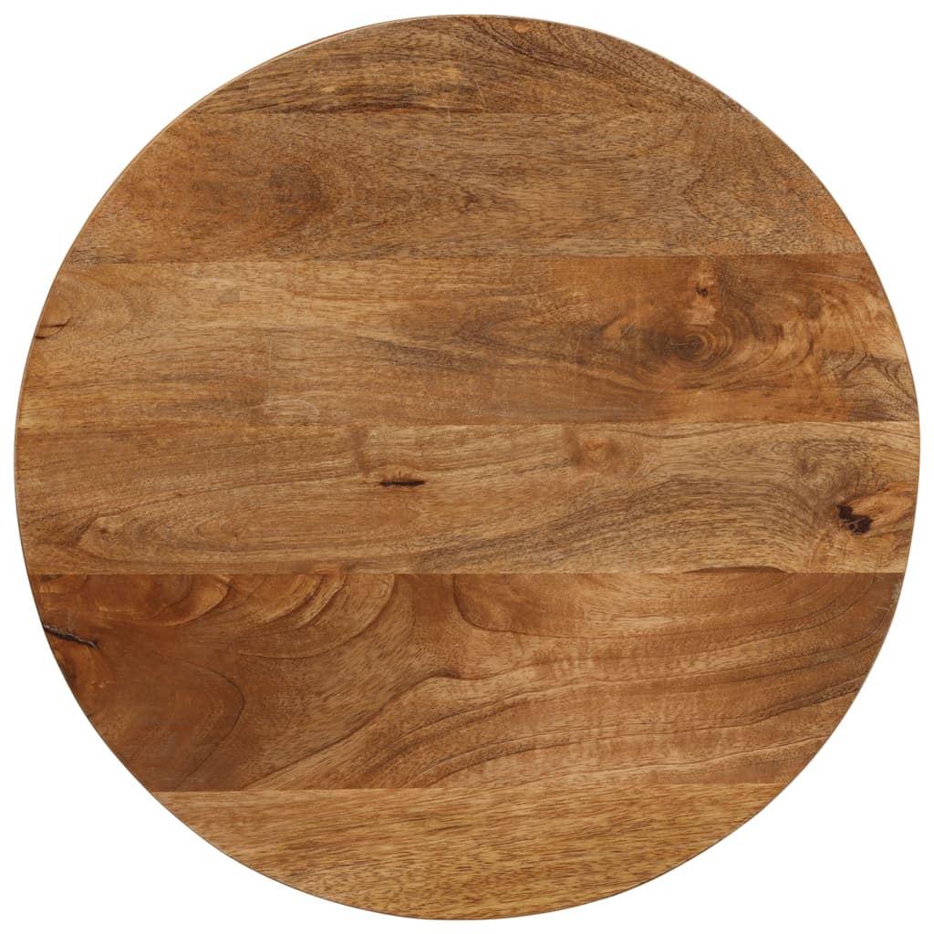 Table Top 50x3.8 cm Round Solid Wood Mango - Design Hut
