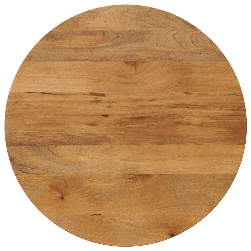 Table Top 90x3.8 cm Round Solid Wood Mango - Design Hut