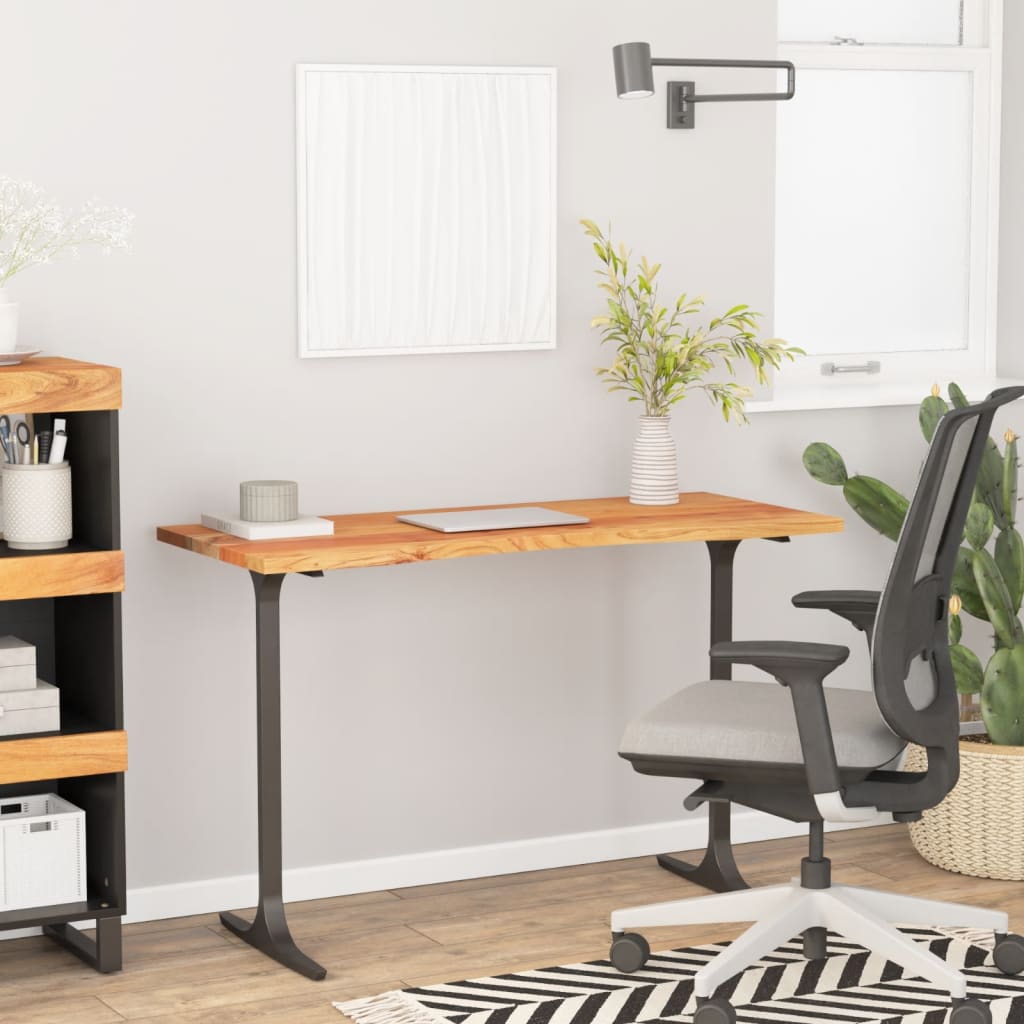 Desk Top 120x60x2.5 cm Rectangular Solid Wood Acacia - Unbeatable Bargains