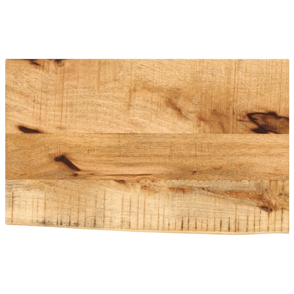 Table Top 40x20x2.5 cm Live Edge Solid Wood Rough Mango - All Things Good