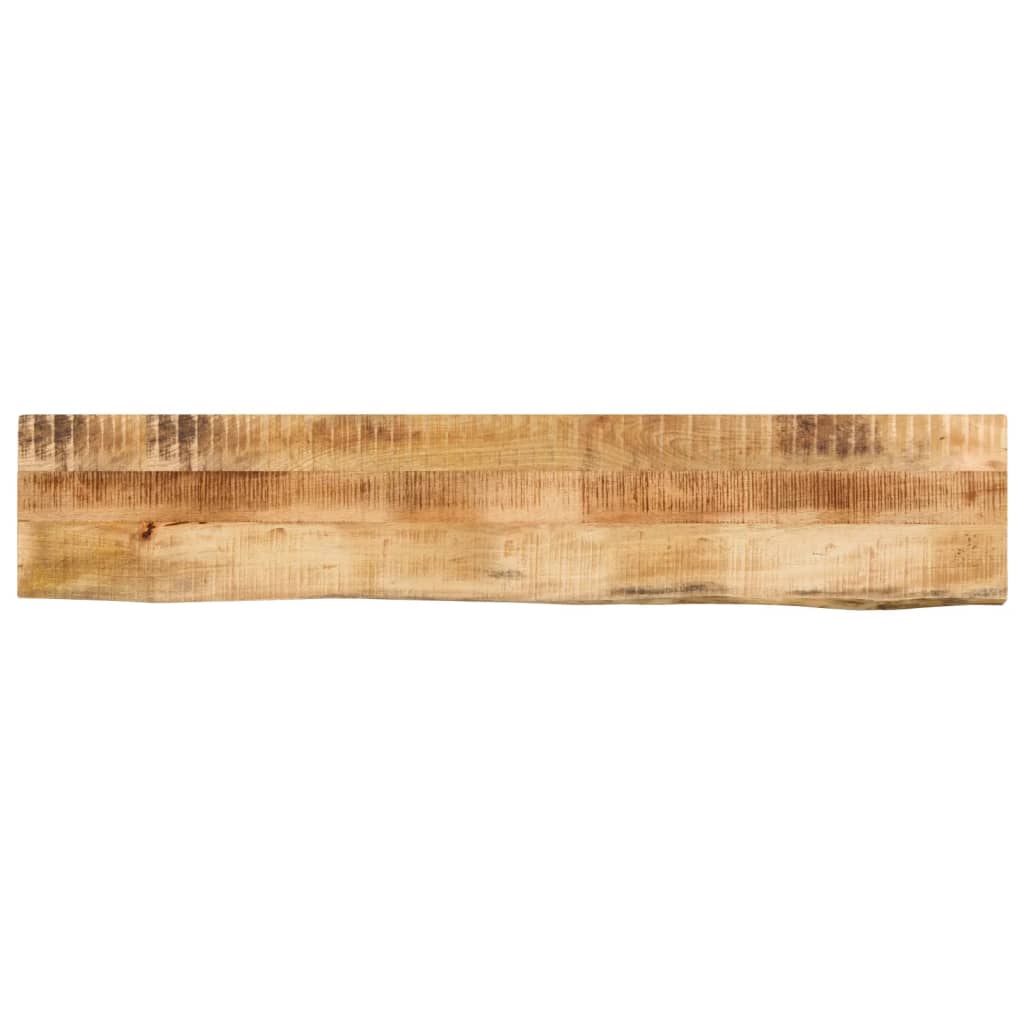 Table Top 140x20x2.5 cm Live Edge Solid Wood Rough Mango - All Things Good
