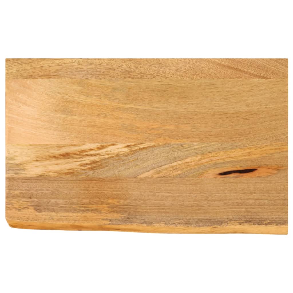 Table Top Live Edge 40x20x2.5 cm Solid Wood Mango - vid-370414 - All Things Good