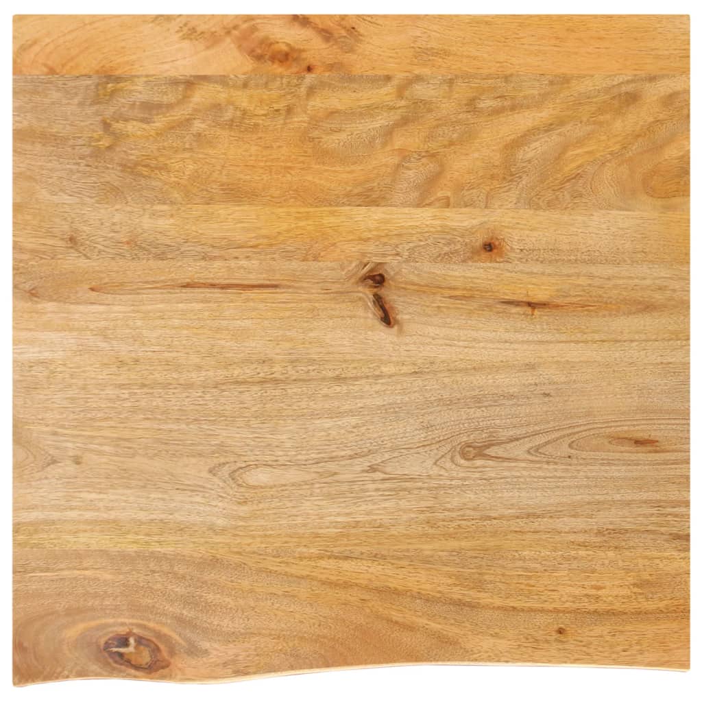 Table Top Live Edge 40x40x2.5 cm Solid Wood Mango - All Things Good