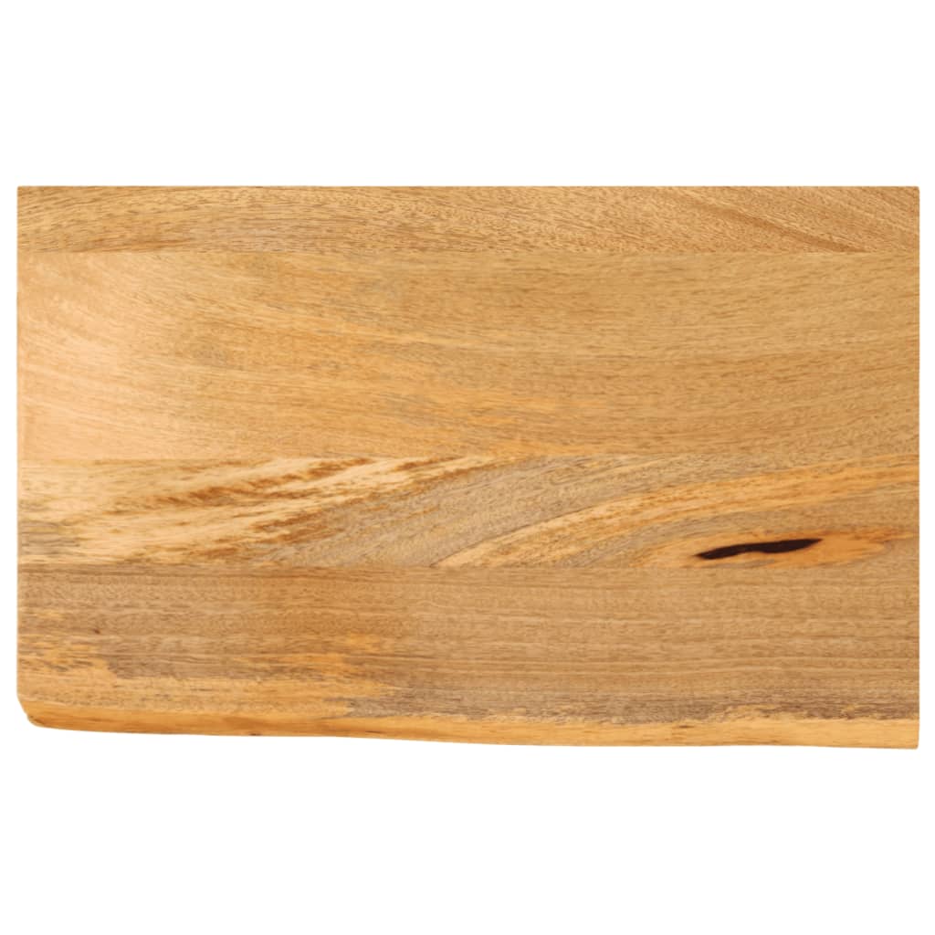 Table Top Live Edge 40x20x3.8 cm Solid Wood Mango - vid-370462 - All Things Good