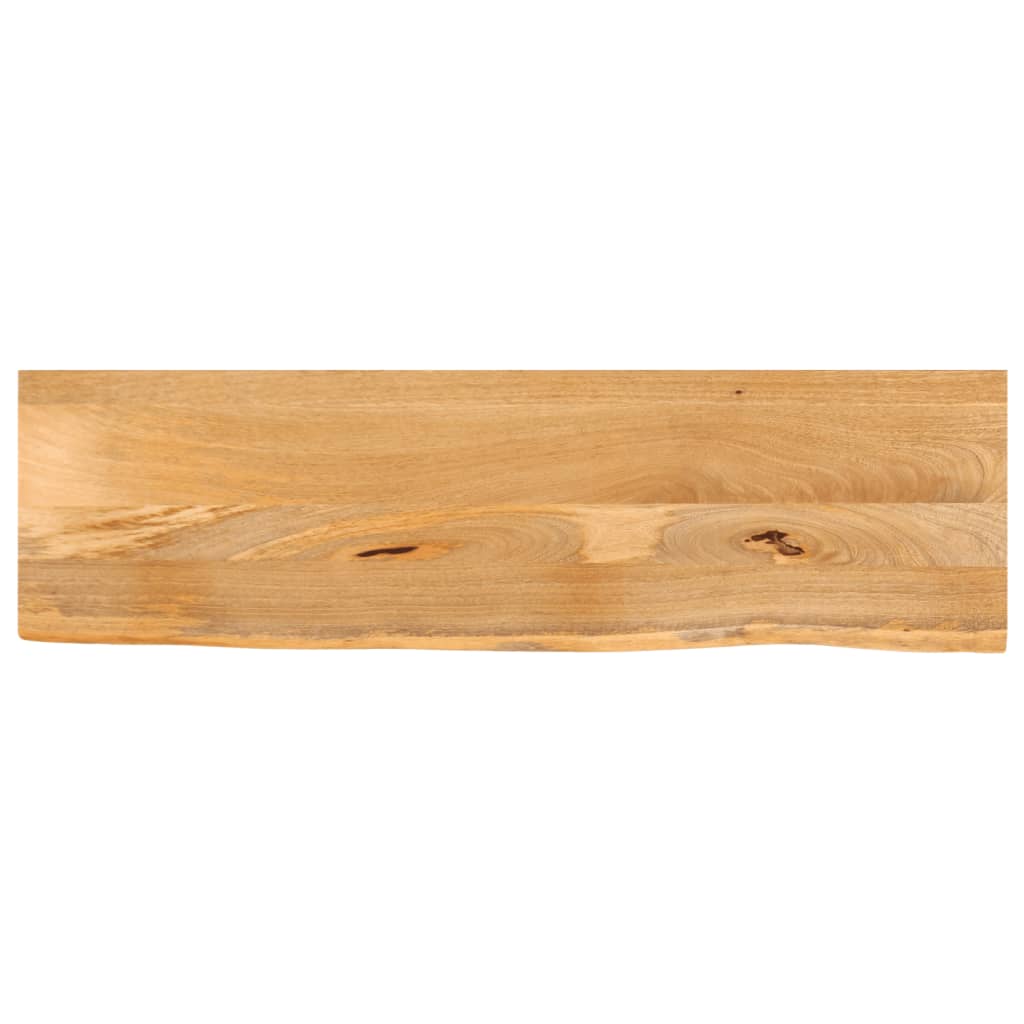 Table Top Live Edge 100x40x3.8 cm Solid Wood Mango - All Things Good