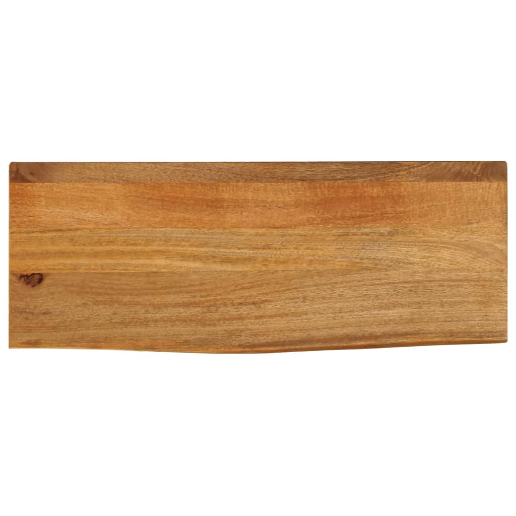 Table Top Live Edge 80x20x2.5 cm Solid Wood Mango - All Things Good