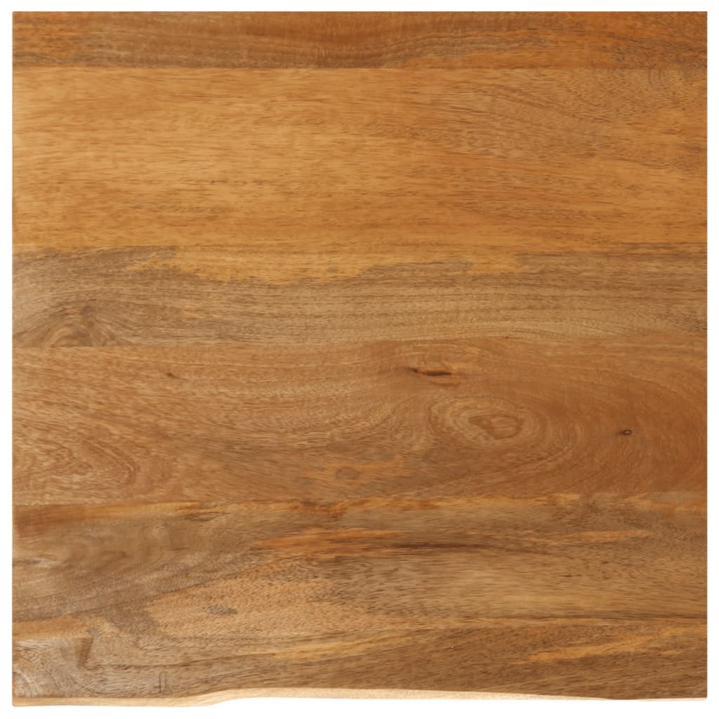 Table Top Live Edge 40x40x2.5 cm Solid Wood Mango - All Things Good