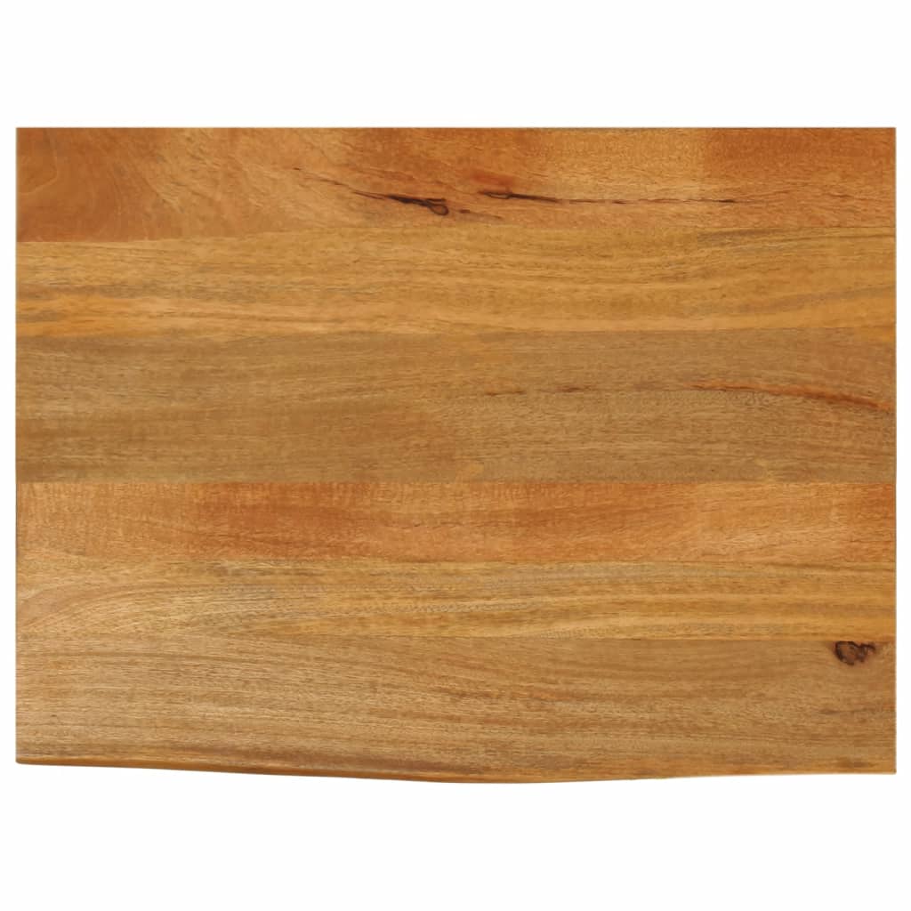 Table Top Live Edge 80x60x2.5 cm Solid Wood Mango - Casper Homes