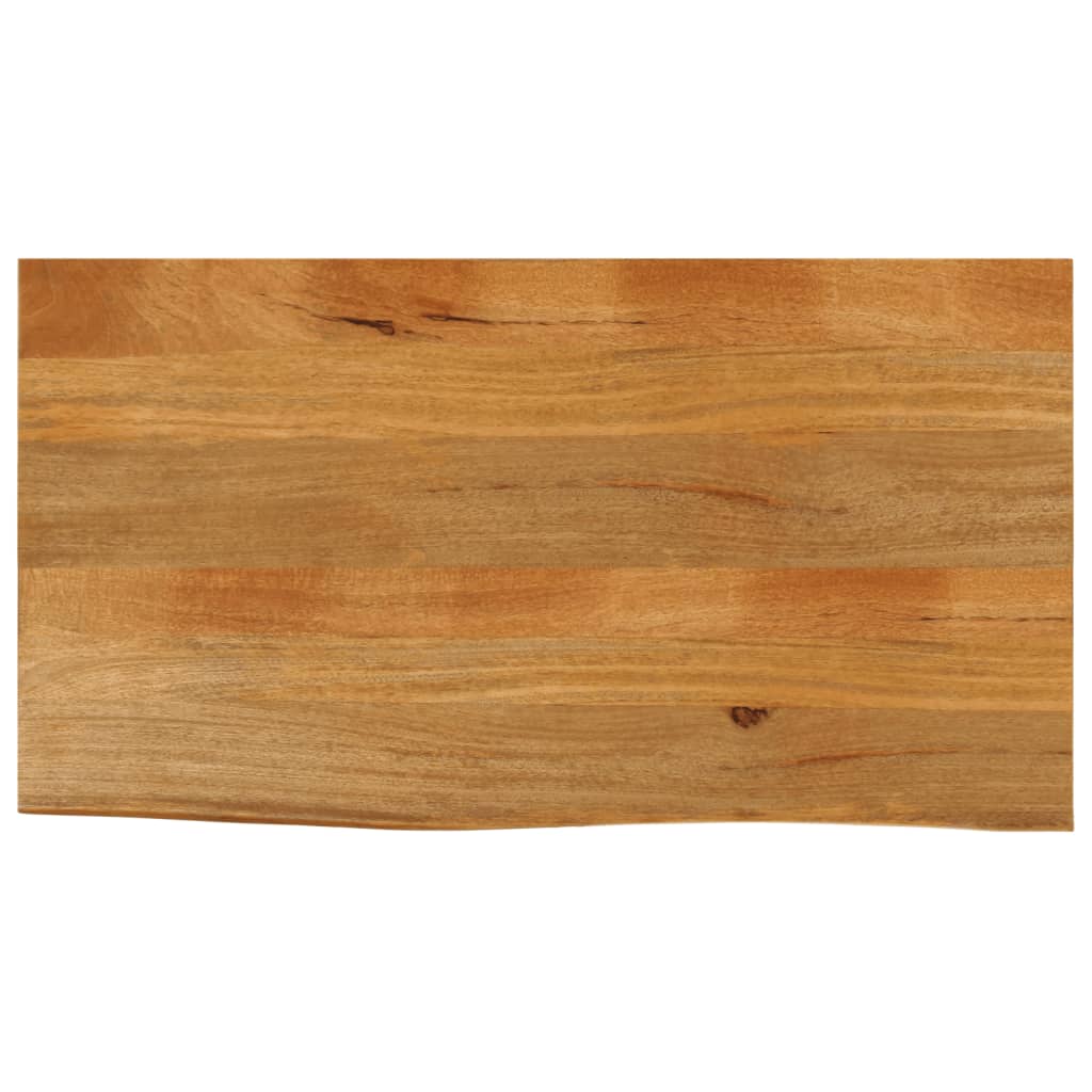 Table Top Live Edge 100x60x2.5 cm Solid Wood Mango - Casper Homes