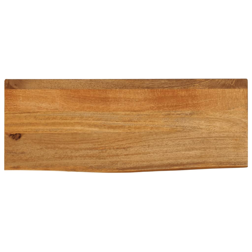 Table Top Live Edge 70x30x3.8 cm Solid Wood Mango - All Things Good
