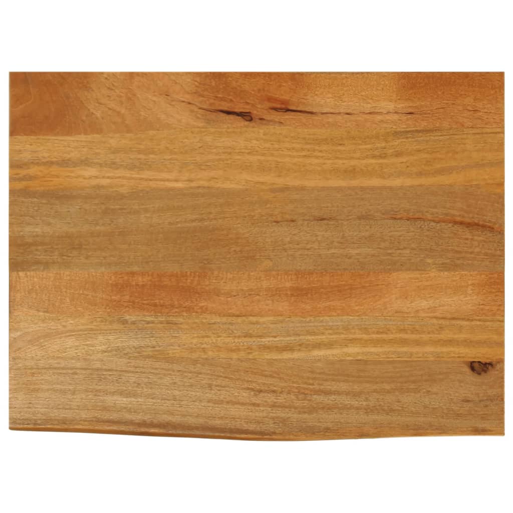 Table Top Live Edge 90x60x3.8 cm Solid Wood Mango - Casper Homes