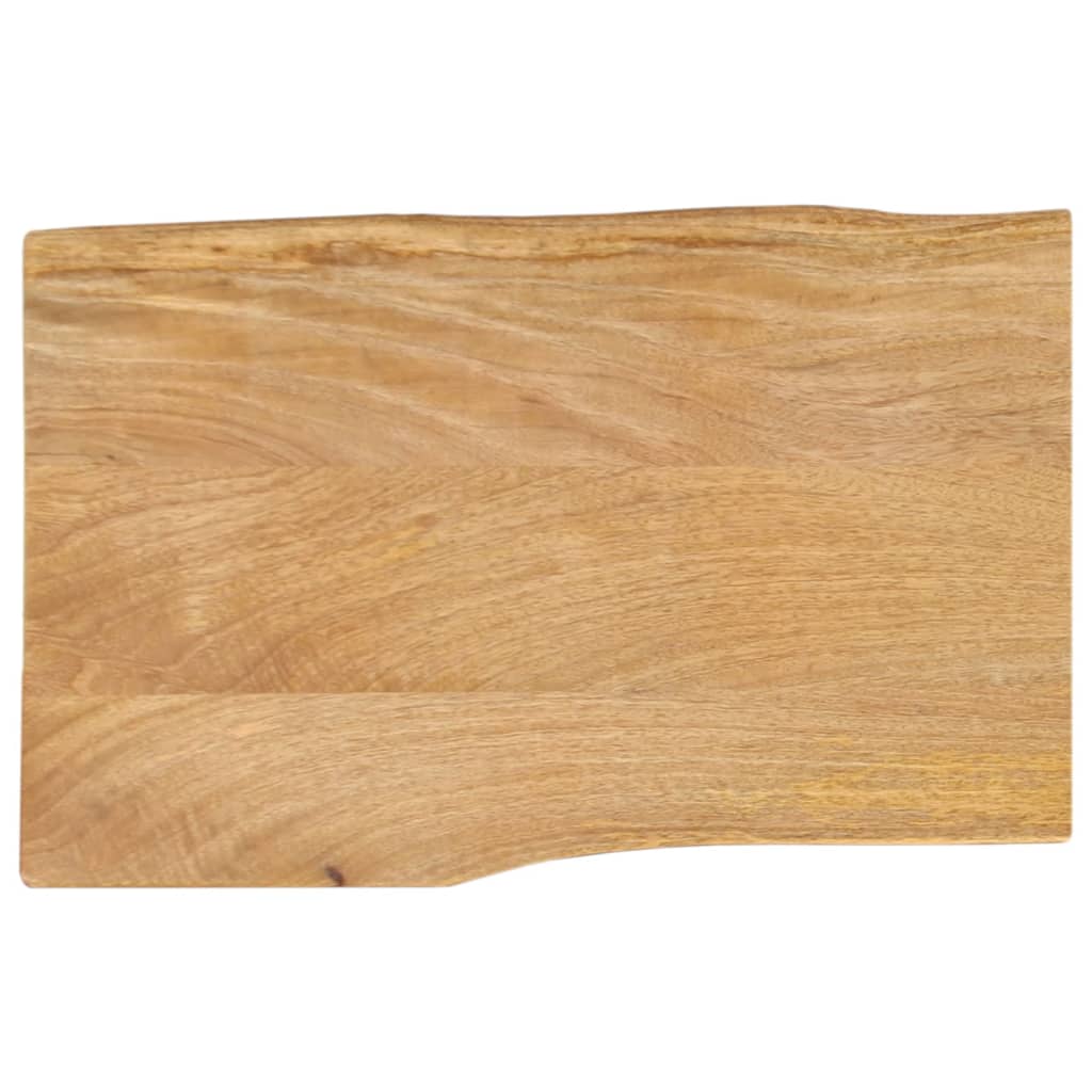Table Top 60x40x2.5 cm Live Edge Solid Wood Mango - The Home Maker