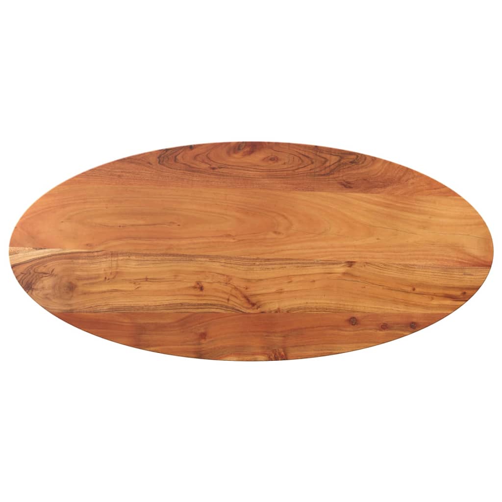 Table Top 110x40x2.5 cm Oval Solid Wood Acacia - All Things Good