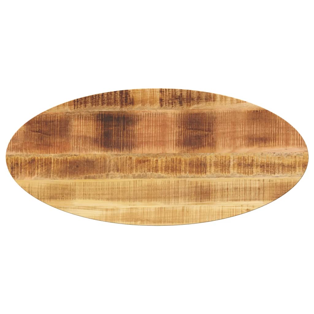 Table Top 110x40x2.5 cm Oval Solid Wood Mango - All Things Good