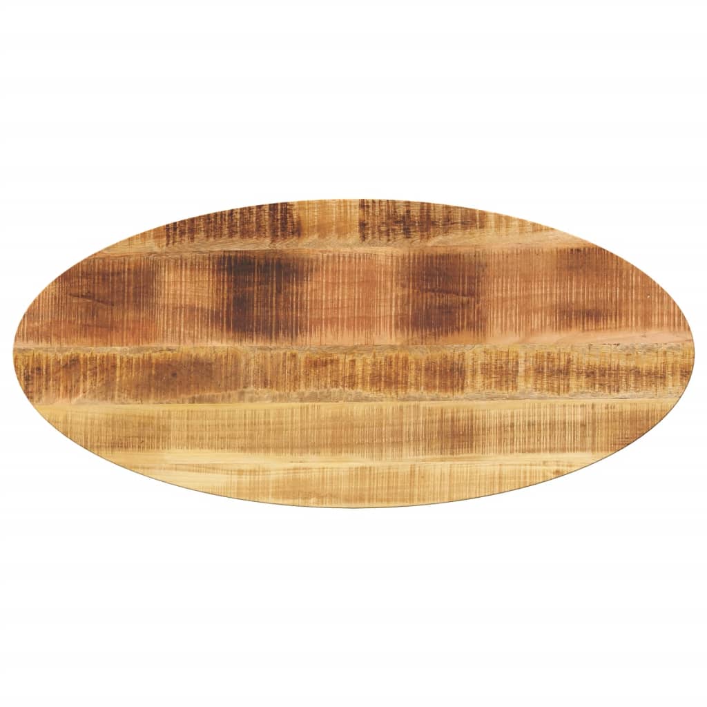 Table Top 140x50x3.8 cm Oval Solid Wood Mango - Casper Homes
