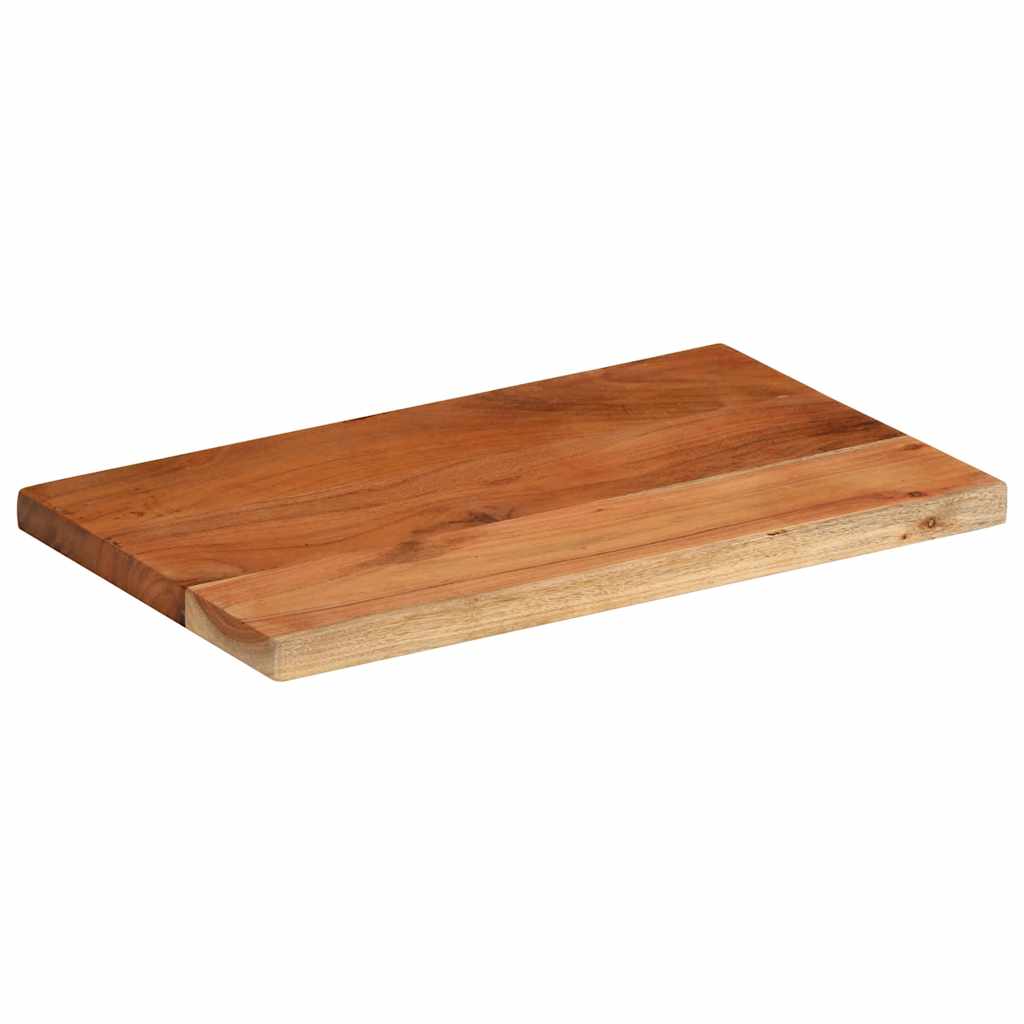 Table Top 40x30x2.5 cm Rectangular Solid Wood Acacia - All Things Good
