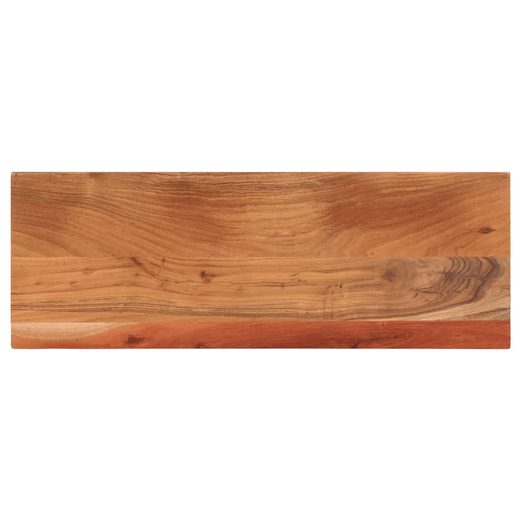 Table Top 80x20x3.8 cm Rectangular Solid Wood Acacia - Discount Dealers