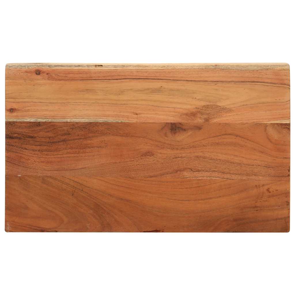 Table Top 40x30x3.8 cm Rectangular Solid Wood Acacia - All Things Good