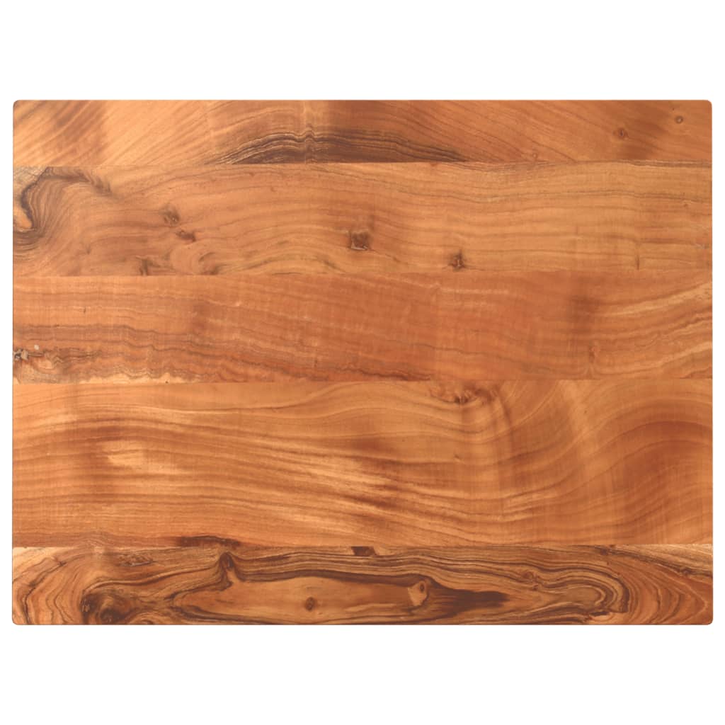 Table Top 90x60x3.8 cm Rectangular Solid Wood Acacia - Merlin Deals
