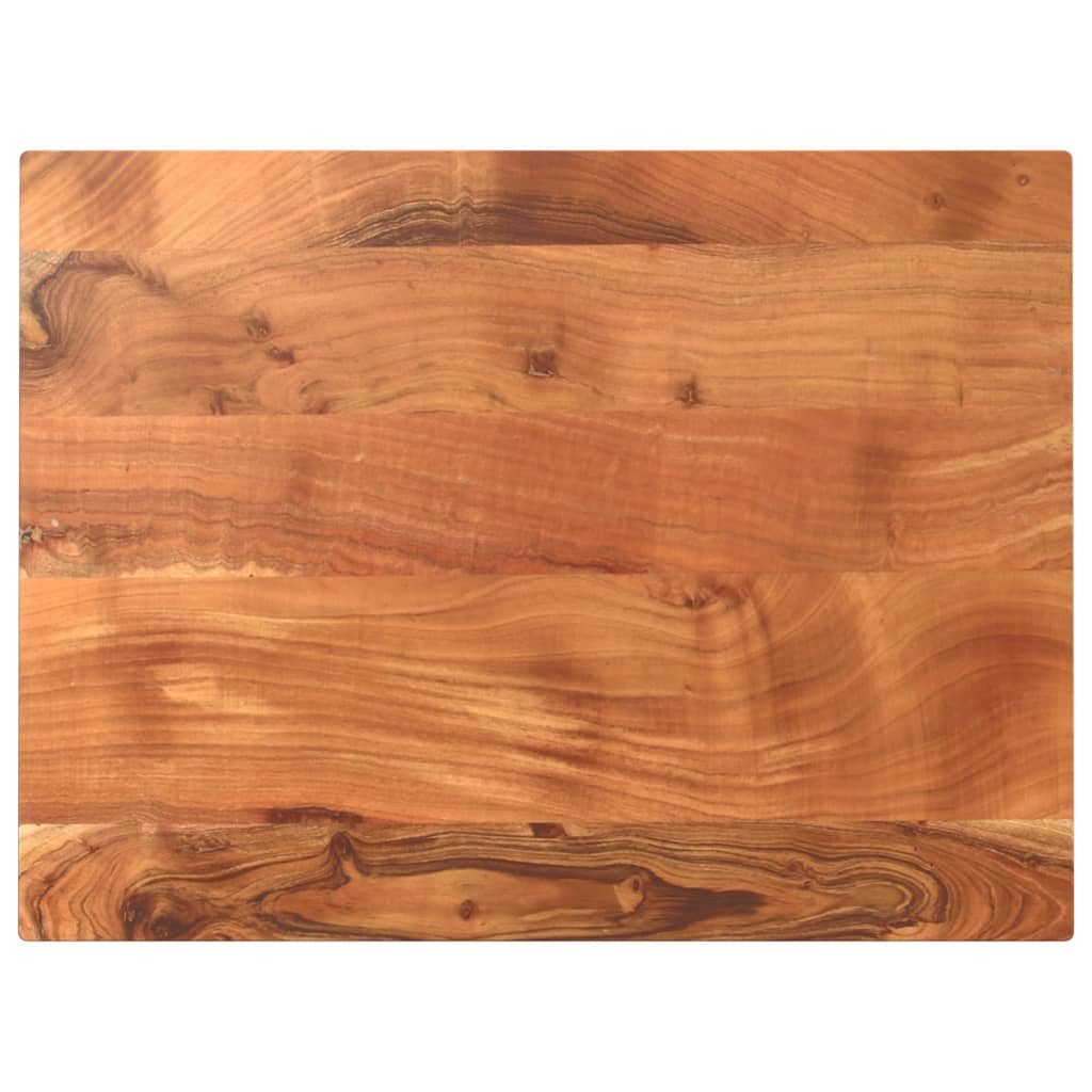 Table Top 80x70x3.8 cm Rectangular Solid Wood Acacia - Discount Dealers