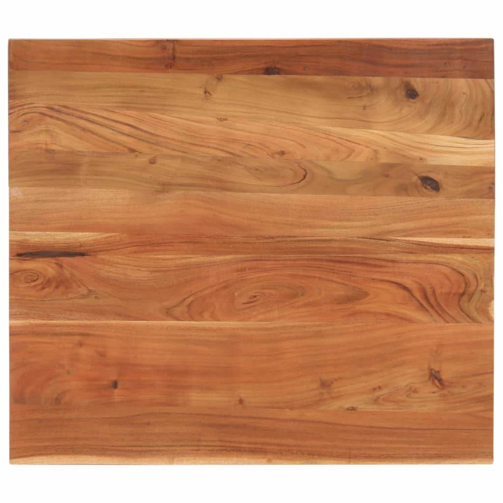 Table Top 90x80x3.8 cm Rectangular Solid Wood Acacia - Merlin Deals