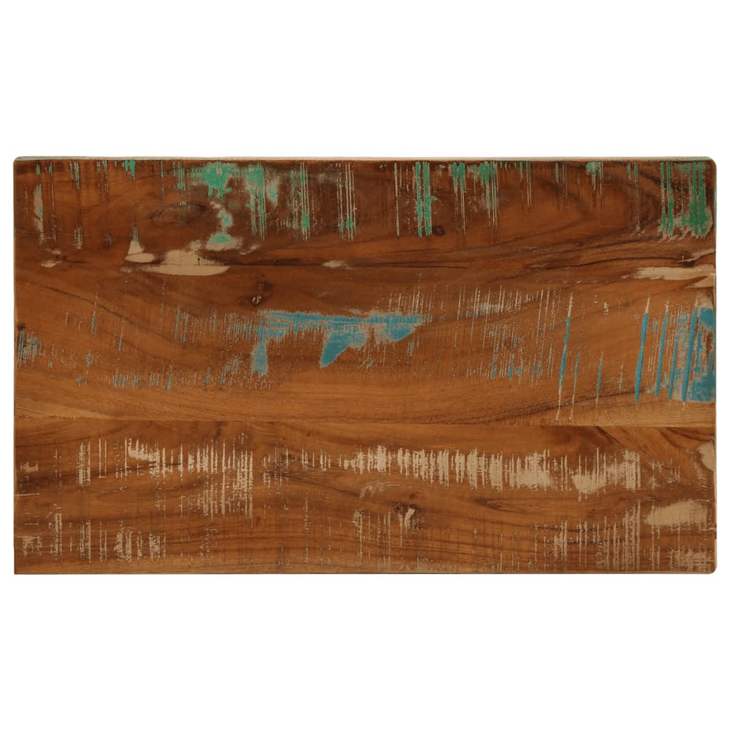 Table Top 40x20x2.5 cm Rectangular Solid Wood Reclaimed - All Things Good